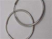 Orecchini Domar Donna Cerchi argento 925 lisci in Argento ORAR-420-280 - ORAR-420-280